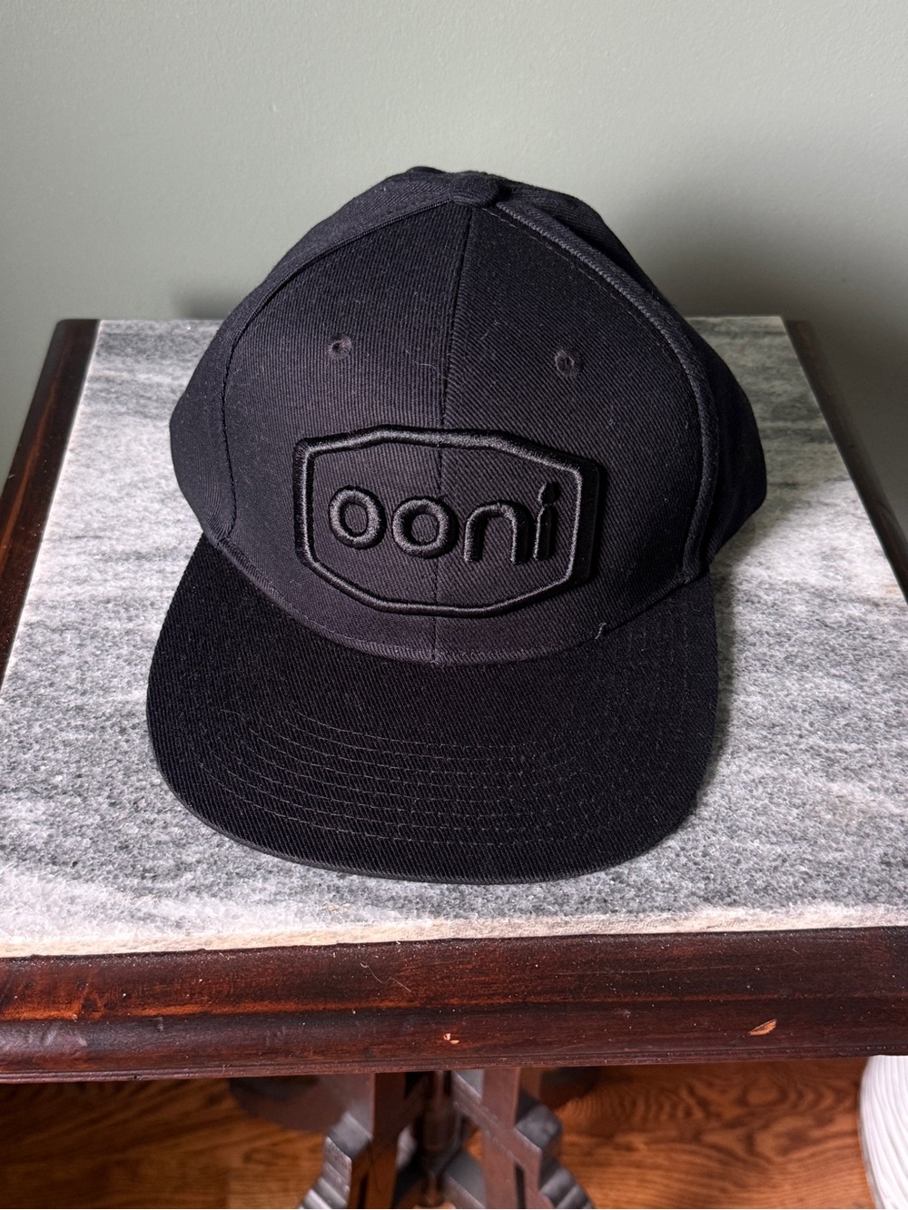 Ooni Black Embroidered Hat - Never Worn